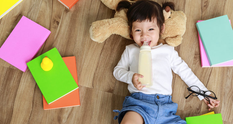 What ingredients should cool milk be good for your babys digestive system?