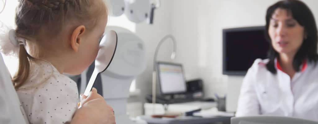 Have your child get an eye exam when there is an abnormality