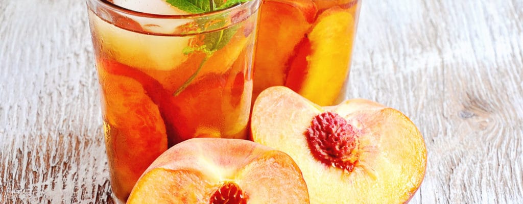 The great benefits of peach tea for children