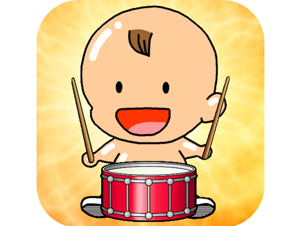 Games for kids: drums and leg exercises