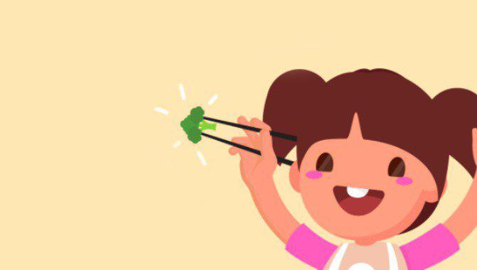 Try to teach children how to hold chopsticks both fun and effective
