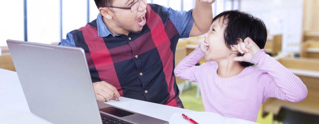 Was tun Eltern, um ruhig zu bleiben, wenn ihre Kinder nicht gut sind?