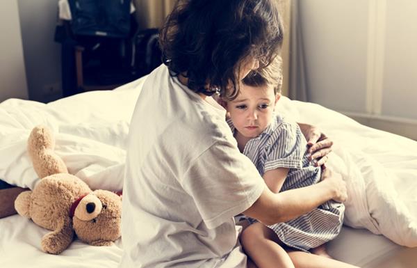 5-year-old child with difficulty sleeping: dangerous condition or not serious?