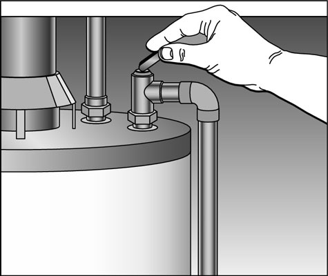 Test de la soupape de décharge de température et de pression de votre chauffe-eau