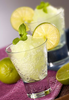 Sorbete de Margarita con Receta de Almíbar Simple