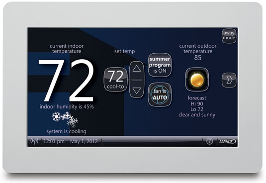 Le thermostat intelligent Lennox iComfort