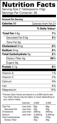 如何瀏覽 Chia 食品標籤