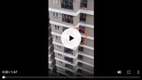 Real life superman rescued a baby from the 12th floor of the apartment building